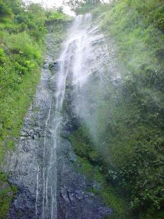 Why people come to San Ramón, a hundred metre high waterfall, San Ramón, Ometepe.