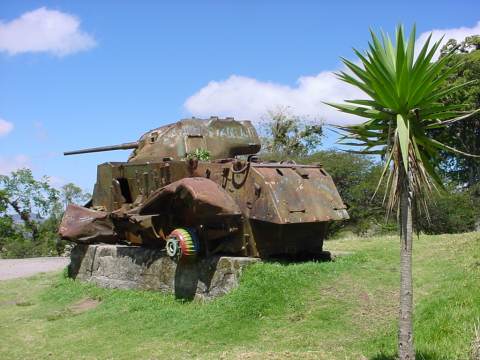 Rusted relic from many years ago, Matagalpa.