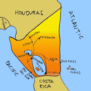 Map of Nicaragua