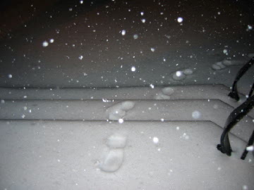 those are my footprints!