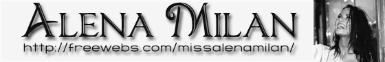 Alena Milan's Website