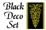BLack Deco Set