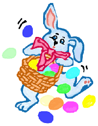 Bunny Dropping Eggs
