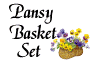 Pansy Basket Set