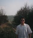 The little thing behind me on the field is one of the famous white horses...