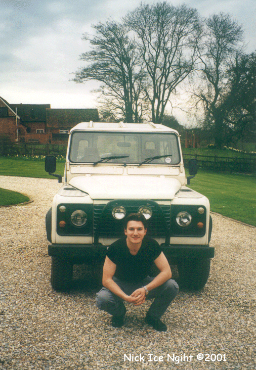 This is my dear LR Defender 90. It's thirsty I can tell you...
