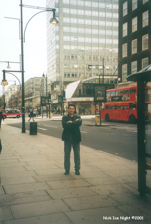In the streets of London again...