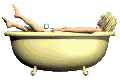 ... just having a bath, you know...