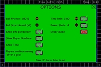 Options Screen