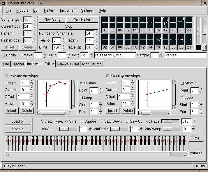 The SoundTracker Envelope Editor