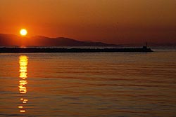 A local sunset