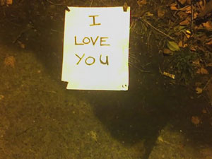 A photo of a sign that was posted on a streetlight on 12th and 65th on December 5, 2006 in Seattle, WA.