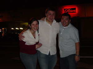 Photo of Frannie Stubbs, Adam Grupp and Nick Peyton in South Miami, Florida.  Photo courtesy of Nick Peyton.