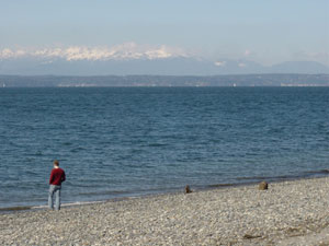 Photo of my friend Justin Yonk at Golden Gardens Park in Seattle, WA.  Photo by Nick Peyton.