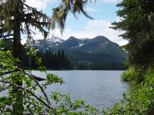 Photo of Cooper Lake about 30 miles away from Roslyn, WA on June 17, 2006.  Photo by Nick Peyton.