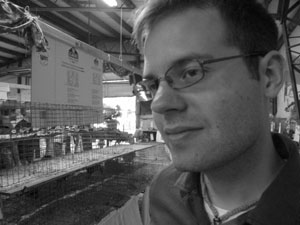 A photo of Justin, look how much fun he is having at the fair!  Photo by Nick Peyton, taken August 26, 2006.