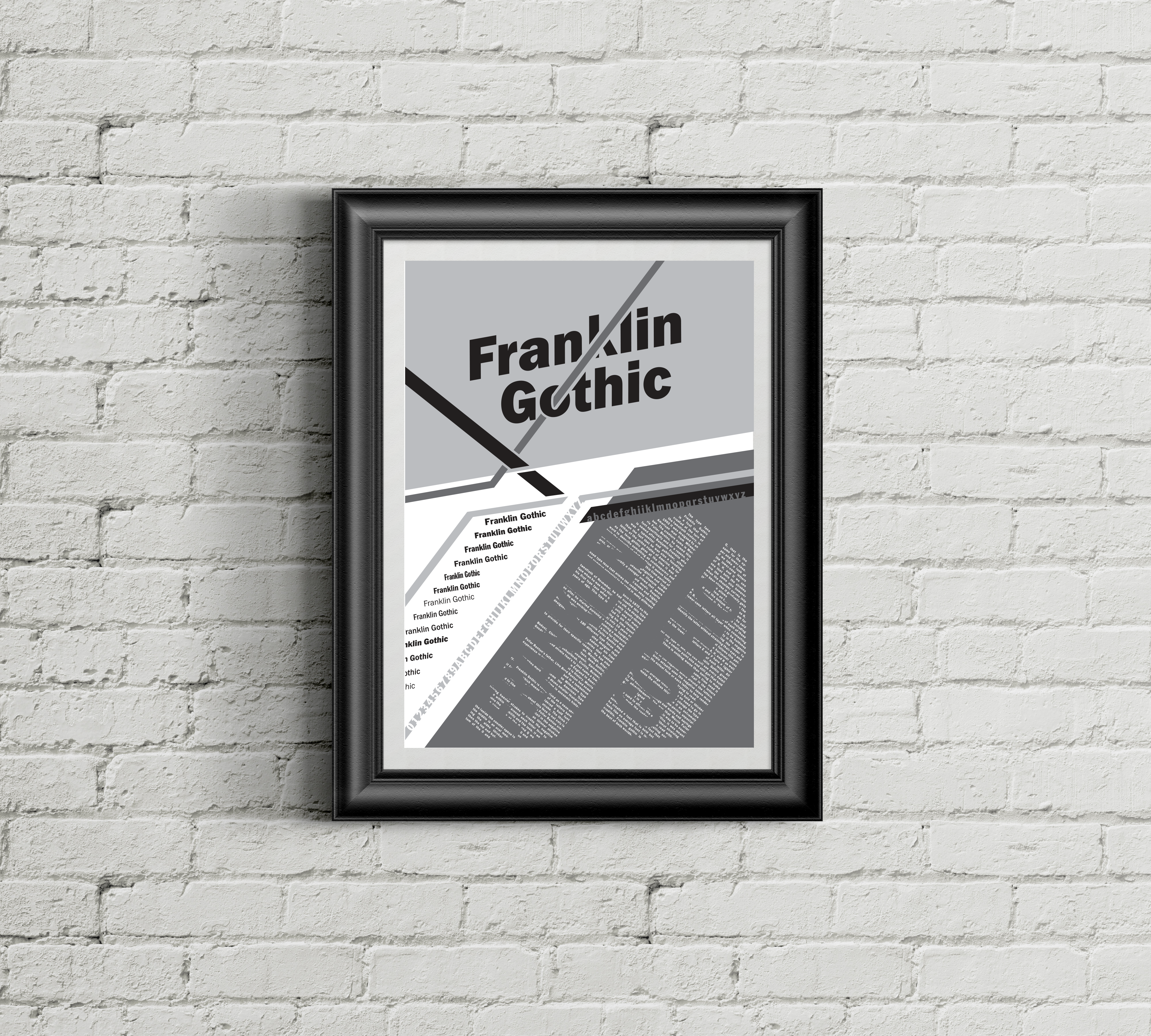 Franklin Gothic Poster