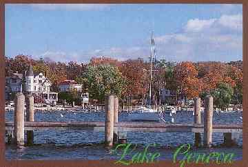 Fall in Lake Geneva