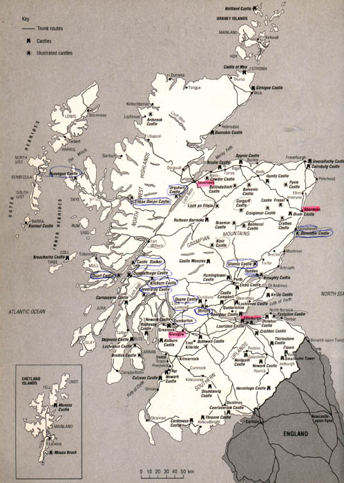 Map of Scotland