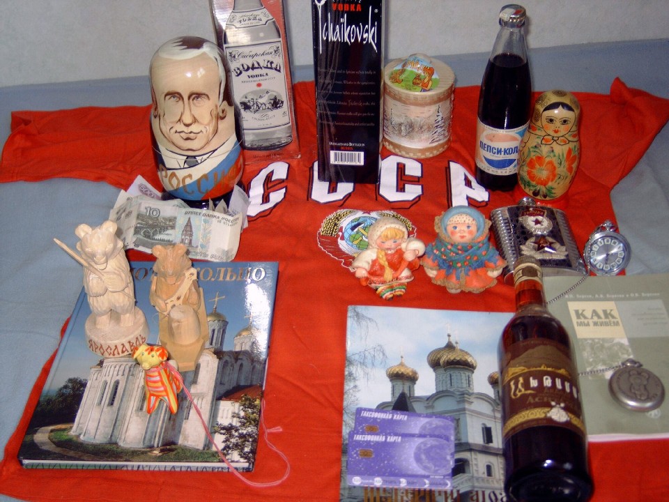 Somes Souvenirs and  presents from Russia