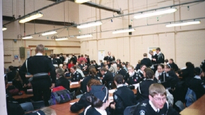 Tension mounts at the centre...