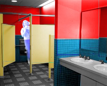 "If you die down there, you're welcome to share my toilet."