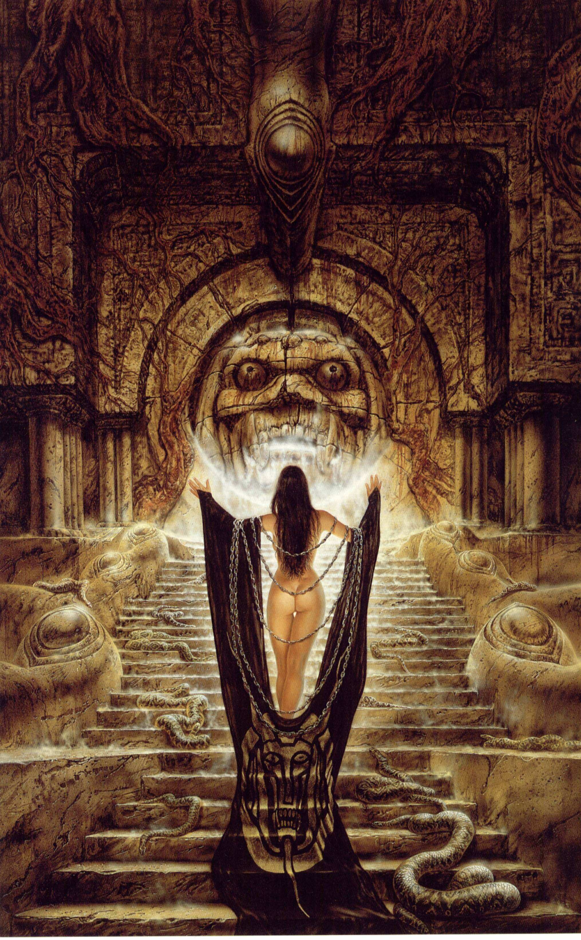 Circe before the temple of Warduke