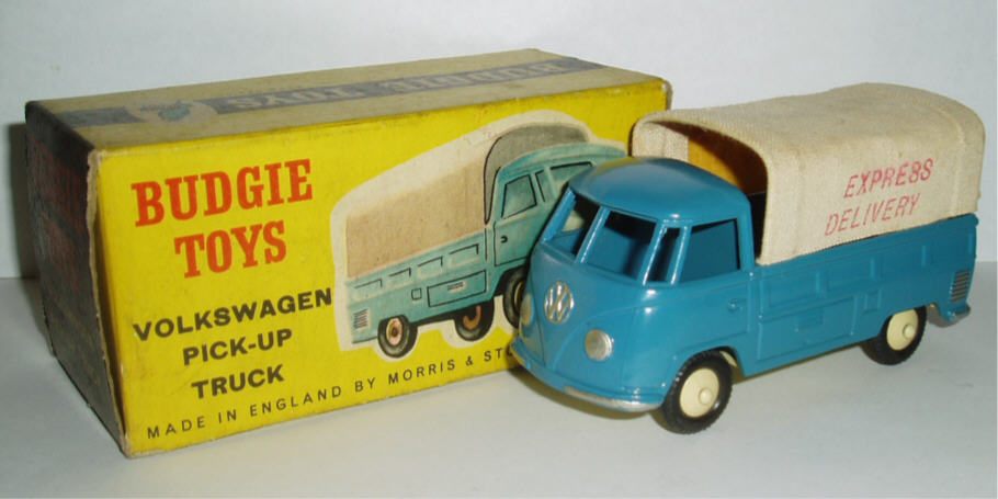 Rarity 2. 204 Volkswagen Pickup with cloth tilt. 1959-64. Hard to find with a clean tilt.