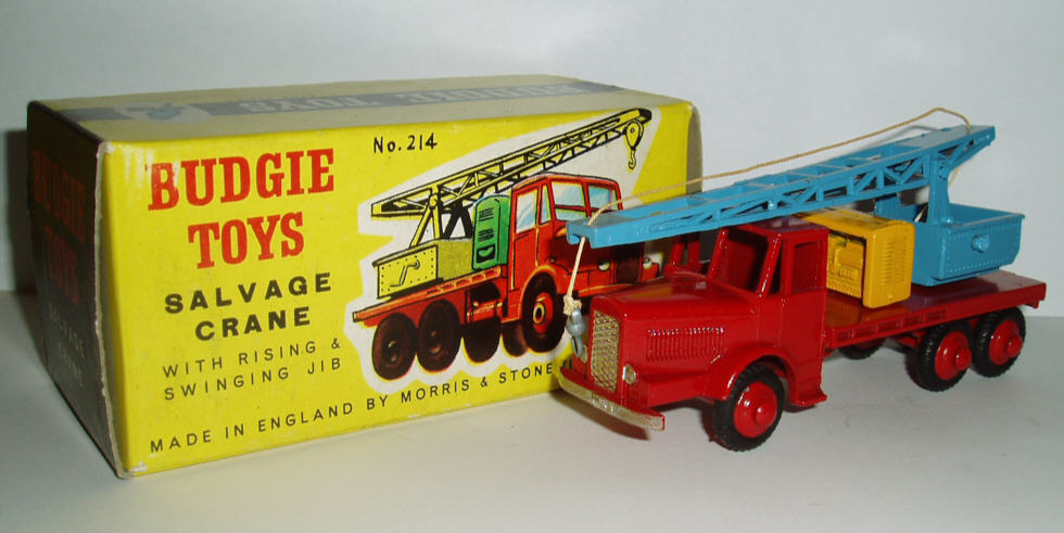 Rarity 2. 214 Thorneycroft Mobile crane. 1959-63. This is the first version with red wheel hubs and no support handle