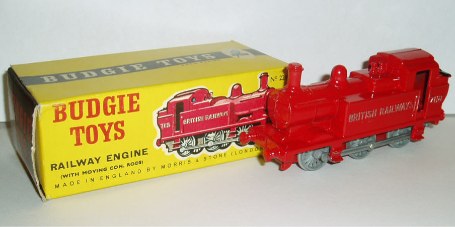 Rarity 1. 224 Railway Engine 1959-66. One of the easiest Budgies to find in mint condition