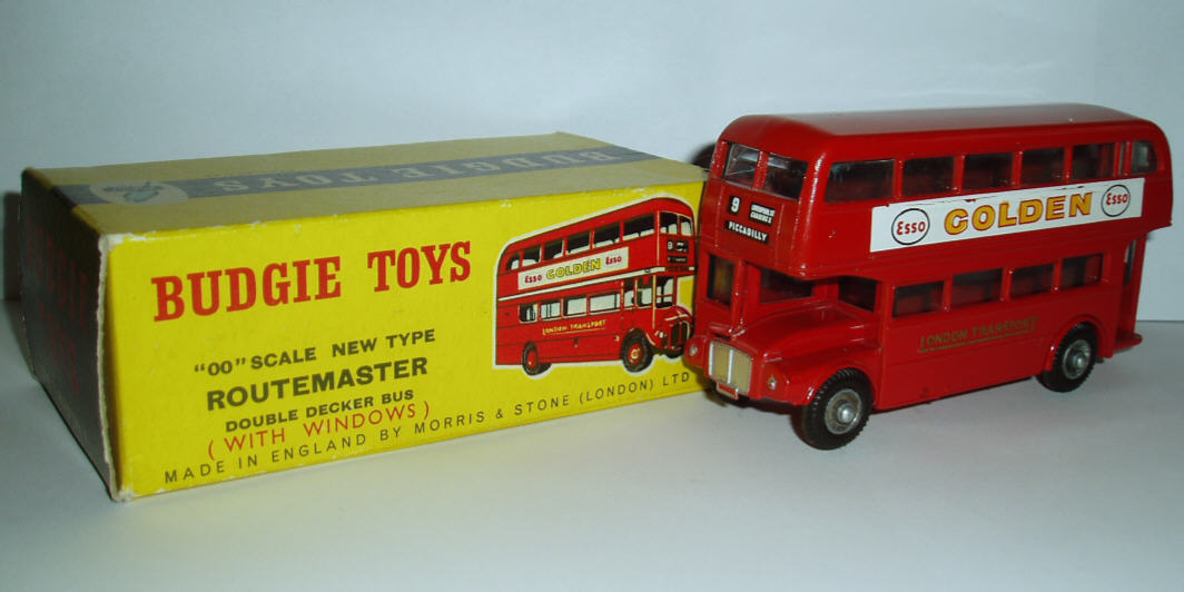 Rarity 1. 236 AEC Routemaster bus. 1960-66. This was one of the models that continued to be produced from original moulds through to 1984. 