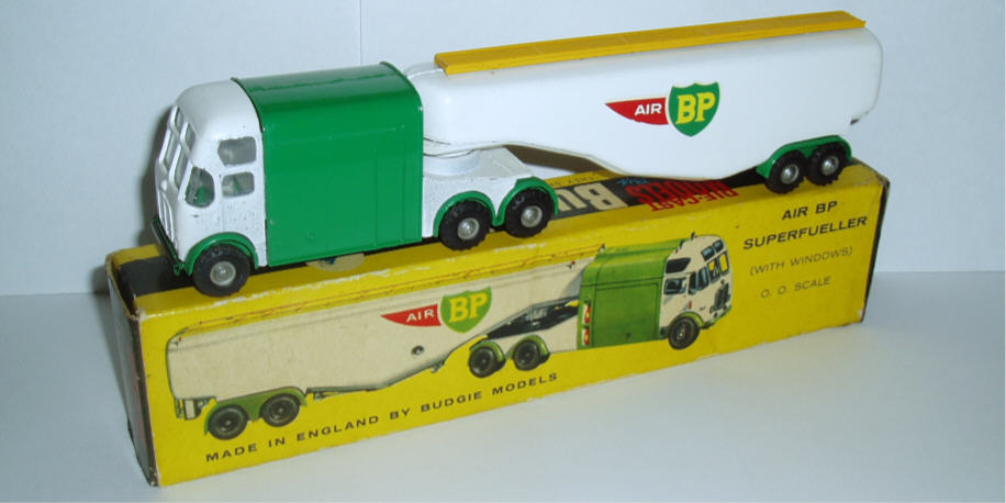 Rarity 5. Budgie 280 Air BP Superfueller. 1963. One of the rarest Budgie models which now commands high prices. The longest Budgie model made and one of the most unusual!