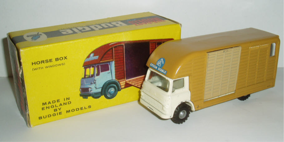 Rarity 2. 294 Horse Box. 1963-66. Comes with two plastic brown horses.