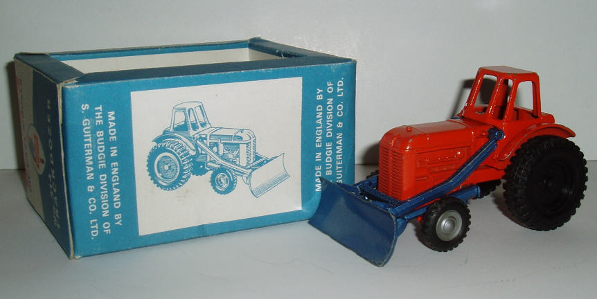 Rarity 5. 314 Fiat Tractor with Dozer blade. 1965-66. Extremely hard to find. It has the same body as the 306 tractor. 