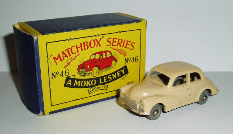 One of the five rarest models, only a handful in existence, the first colour, tan 46a Morris Minor