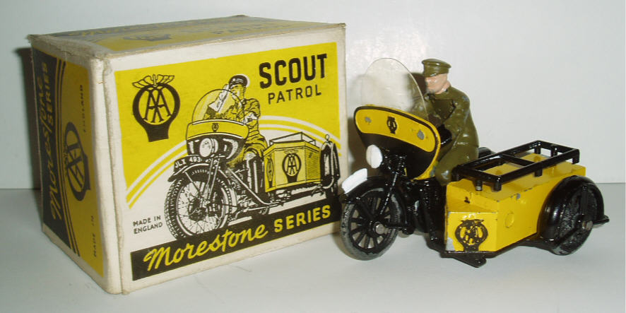 Rarity 4. Morestone AA Motorbike. First version. 1954-55.