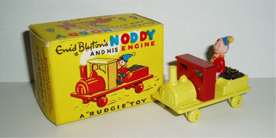 Rarity 5. Budgie Noddy train 1960. This very rare version normally comes with a cart but a few were produced as single trains in a unique box. Only the second one I have seen.