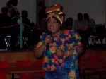Prophetess Mamman on stage