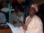 HOC Mr. Falowo launching the calendar