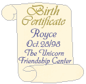 Royce's Cert