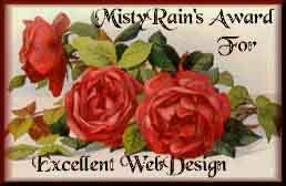 MistyRain's Award for Excellent Web Design