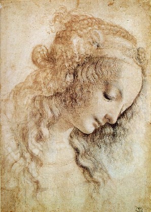 c. 1500 - Head Of A Woman (with eyes closed)