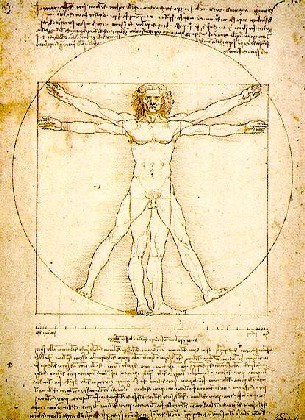 c. 1487 - Study Of Proportions (Vitruvius Man)