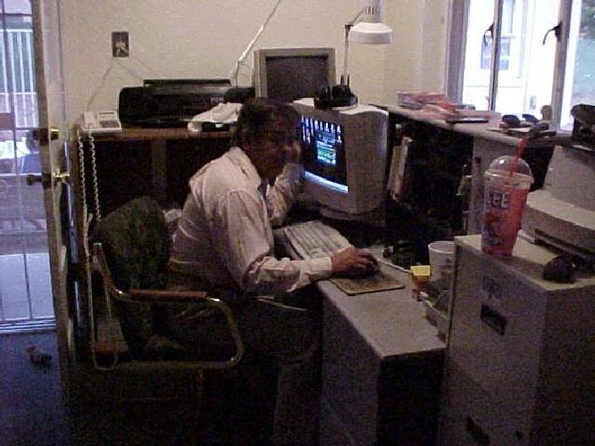 Night Owl Hard At Work