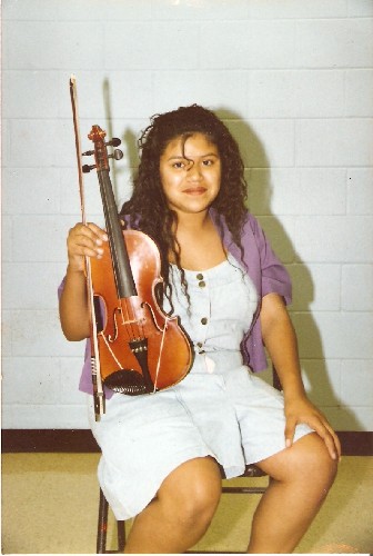 Veronica With Violin