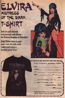 Elvira's t-shirt ad