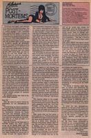 Elvira's House of Mystery #11 page Post-Mortems 1