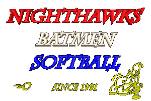 nighthawk & batmen softball