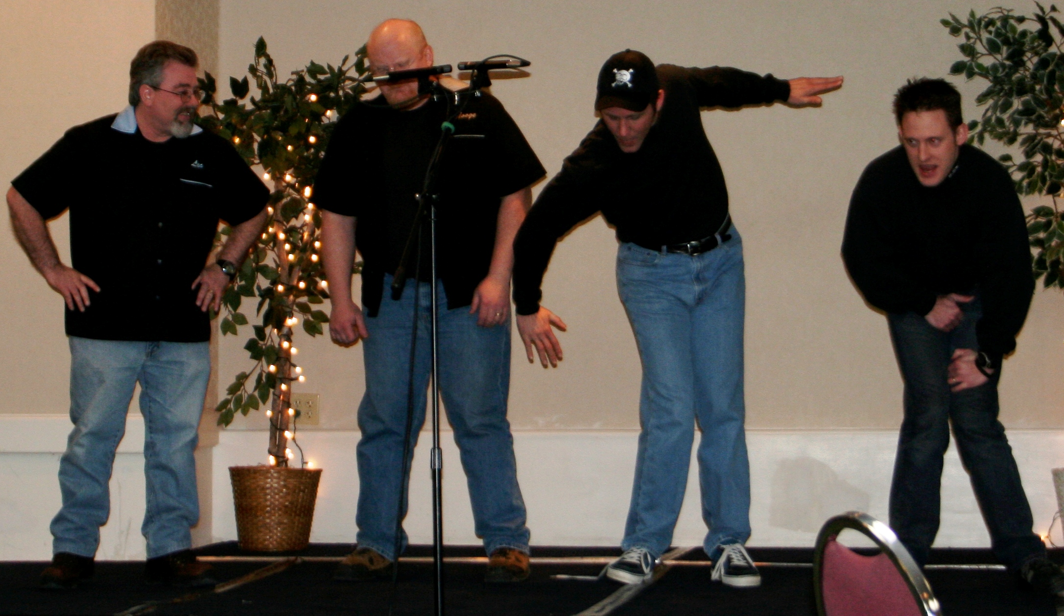 The Three Countertenors...and Leo.