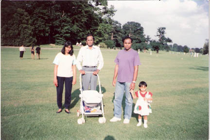 Nihal with Harsha's family